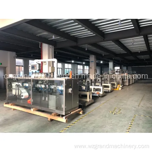 Multifunction Automatic Olive Oil Plastic Ampoule Filling Sealing Packing Machine GGS-240